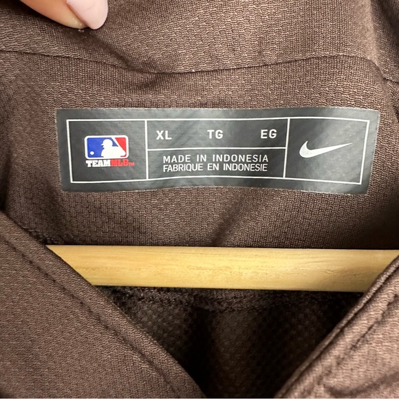 Nike San Diego Padres Brown Jersey XL - Picture 7 of 9